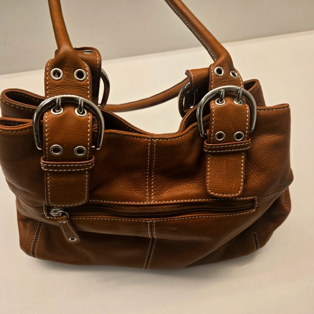 New Tignanello brown leather purse